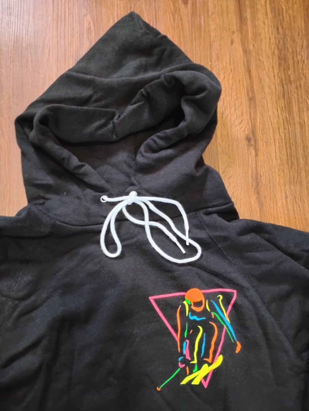 Deadstock Vintage Steamboat Ski Neon Hoodie Sweatshirt